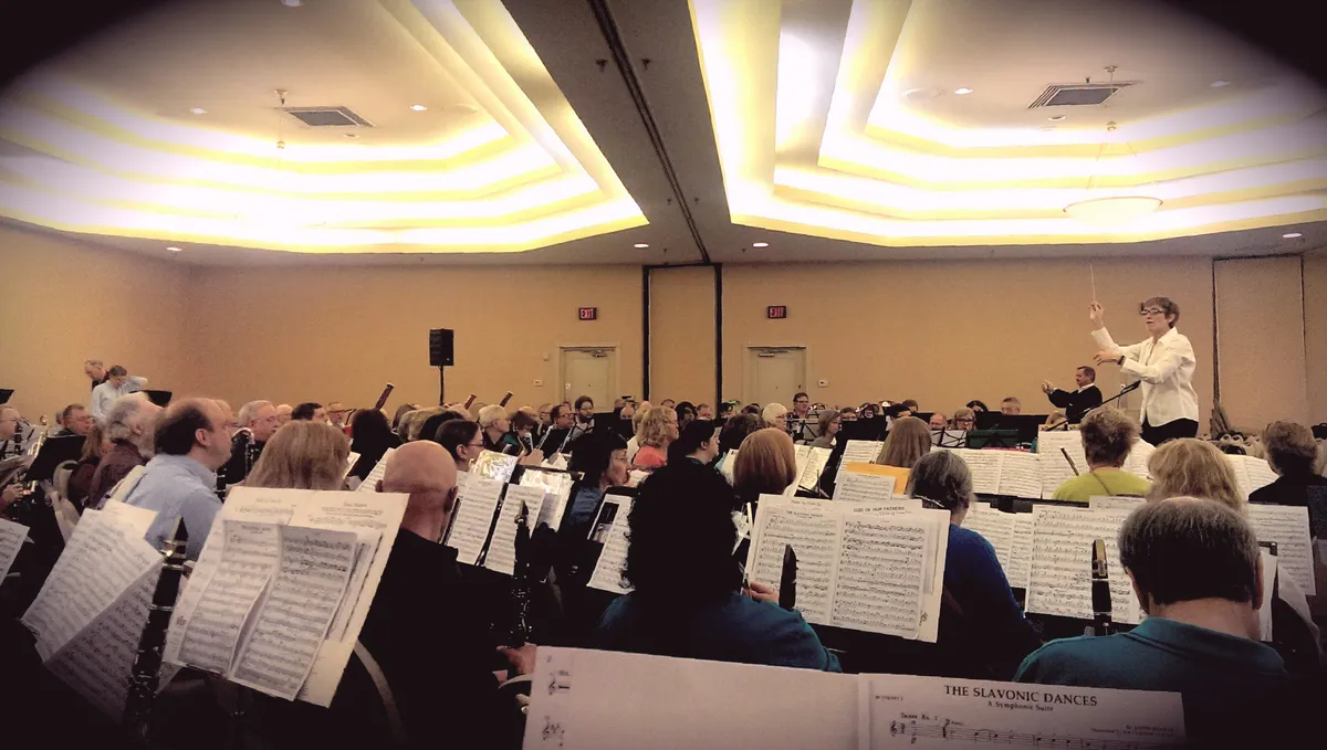 My point of view in the 2014 Association of Concert Bands Convention Band
